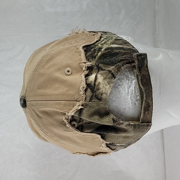 Head To Toe Camo StrapBack Hat Tan - Picture 4 of 9